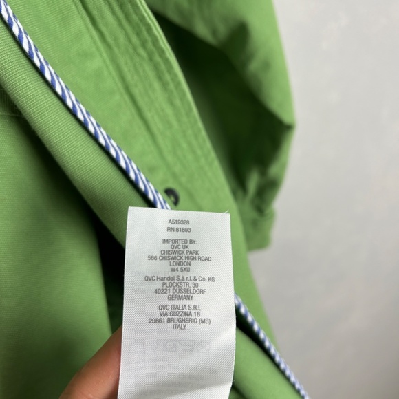 Joan Rivers plus size 2X Field chore jacket green black corduroy trim cotton - Picture 16 of 16